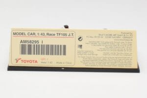 Toyota TF105 #16 J. Trulli F1 2005 Minichamps 1:43 AM58295 Metall — Bild 5 von 5