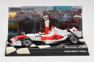 Toyota TF105 #16 J. Trulli Malaysia GP Podium 2005 Minichamps 1:43 400050116 Metall