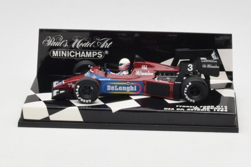 Tyrrell Ford 012 #3 M. Brundle Detroit GP USA 1984 Minichamps 1:43 400840003 Metall