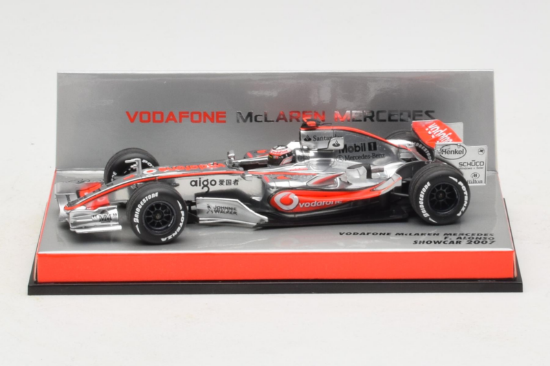 McLaren MP4-22 Mercedes #1 F. Alonso Vodafone McLaren Showcar F1 2007 Minichamps 1:43 533074371 Metall