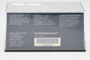 Williams FW27 BMW #16 N. Heidfeld F1 2005 Minichamps 1:43 80420404067 Metall — Bild 4 von 5