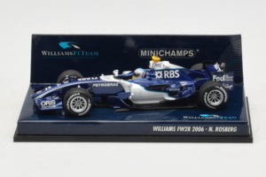 Williams FW28 Cosworth #10 N. Rosberg Williams F1 Team 2006 Minichamps 1:43 400060010 Metall