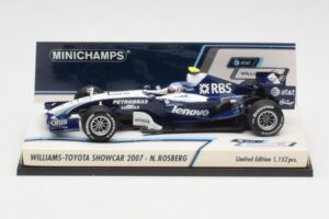 Williams FW29 N. Rosberg F1 Showcar 2007 Minichamps 1:43 400070086 Metall