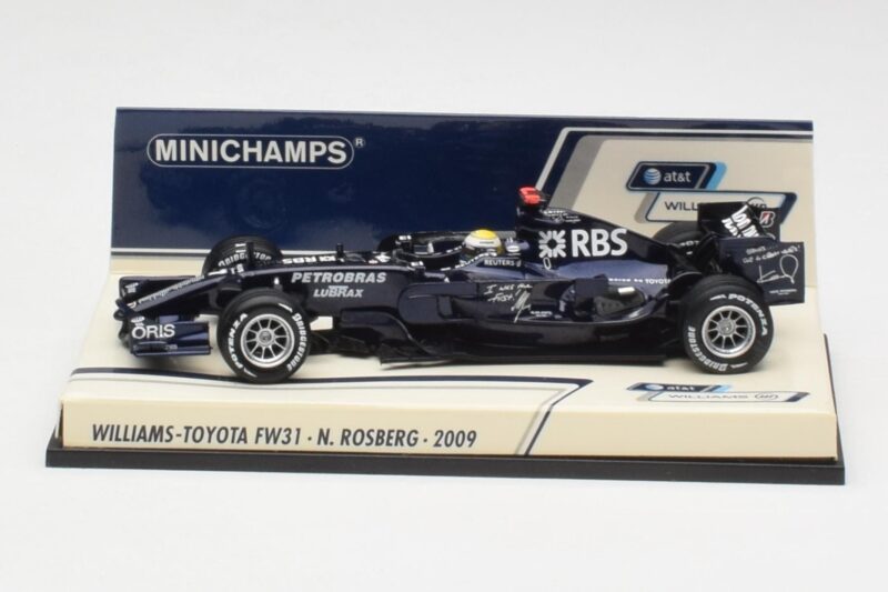 Williams FW31 Toyota #16 N. Rosberg F1 2009 Minichamps 1:43 400080207-M1 Metall