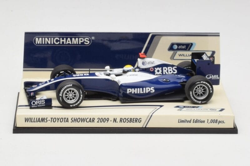 Williams FW31 N. Rosberg F1 Showcar 2009 Minichamps 1:43 400090086 Metall