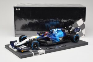 Williams FW43B Mercedes #63 G. Russell Belgian GP 2021 Minichamps 1:18 117211363 Resin — Bild 7 von 7