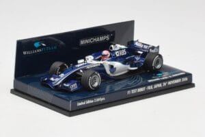 Williams FW28 Toyota K. Nakajima F1 Test Debut 2006 Minichamps 1:43 400060135 Metall — Bild 2 von 6