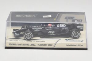 Williams Toyota FW29B K. Nakajima Jerez Test 14. Januar 2008 Minichamps 1:43 400080108 Metall — Bild 5 von 5