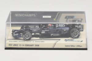 Williams FW30 Toyota #8 K. Nakajima Test Jerez Feb 2008 Minichamps 1:43 400080208 Metall — Bild 4 von 5
