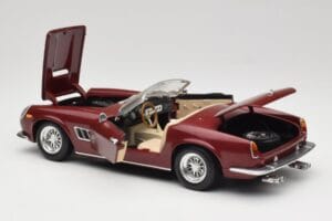 Ferrari 250 GT California Spider LWB Kastanienrot Hot Wheels 1:18 25727 Metall — Bild 5 von 8