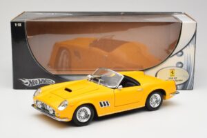 Ferrari 250 GT California Spider Gelb Hot Wheels 1:18 23905 Metall — Bild 8 von 8