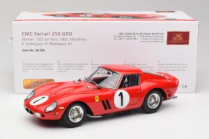 Ferrari 250 GTO #1 P. Rodriguez / W. Mairesse Paris 1000km 1962 CMC 1:18 M-254 Metall — Bild 6 von 6