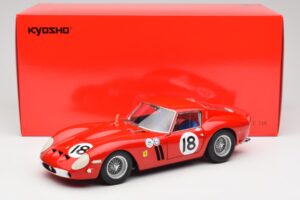Ferrari 250 GTO #18 P. Rodriguez Daytona Continental 3 Hours Winner 1963 Kyosho 1:18 08438F Metall — Bild 8 von 8