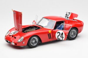 Ferrari 250 GTO #24 J. Blaton / G. Langlois 2nd 24 Hours of Le Mans 1963 Kyosho 1:18 08432C Metall — Bild 2 von 8