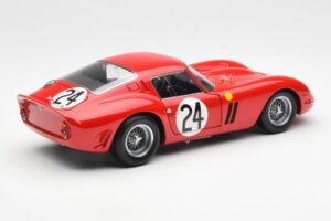 Ferrari 250 GTO #24 J. Blaton / G. Langlois 2nd 24 Hours of Le Mans 1963 Kyosho 1:18 08432C Metall — Bild 3 von 8