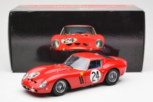 Ferrari 250 GTO #24 J. Blaton / G. Langlois 2nd 24 Hours of Le Mans 1963 Kyosho 1:18 08432C Metall — Bild 8 von 8