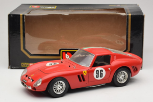 Ferrari 250 GTO #96 Rot Italienische Flagge 1962 Bburago 1:18 3011-P2 Metall — Bild 8 von 8