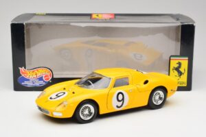 Ferrari 250 LM #21 M. Gregory / J. Rindt NART 24 Hours of Le Mans Winner 1965 Hot Wheels 1:18 25729 Metall — Bild 8 von 8