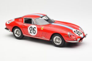 Ferrari 275 GTB Competizione #26 G. Biscaldi / A. de Bourbon Team Hugus 24 Hours of Le Mans 1966 CMC 1:18 M-199 Metall — Bild 4 von 6