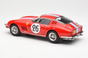 Ferrari 275 GTB Competizione #26 G. Biscaldi / A. de Bourbon Team Hugus 24 Hours of Le Mans 1966 CMC 1:18 M-199 Metall — Bild 5 von 6