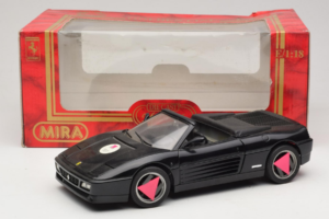 Ferrari 348 Spider Schwarz Mira 1:18 6181 Metall — Bild 8 von 8