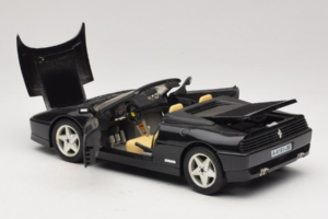 Ferrari 348 Spider Schwarz Mit Silbernen Felgen Mira 1:18 6918 Metall — Bild 5 von 8