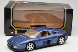 Ferrari 348tb Dunkelblau Metallic Bburago 1:18 3039-B1 Metall — Bild 8 von 8