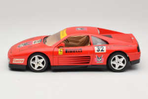 Ferrari 348 TB #32 Pirelli Rot 1989 Bburago 1:18 3039-P1 Metall — Bild 4 von 8