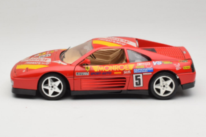 Ferrari 348 TB #5 Monroe Rot 1989 Bburago 1:18 3039-M1 Metall — Bild 4 von 8