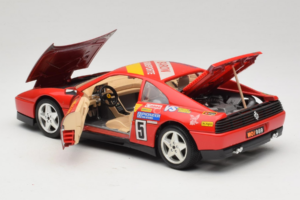 Ferrari 348 TB #5 Monroe Rot 1989 Bburago 1:18 3039-M1 Metall — Bild 5 von 8