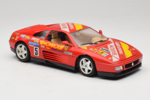 Ferrari 348 TB #5 Monroe Rot 1989 Bburago 1:18 3039-M1 Metall — Bild 6 von 8