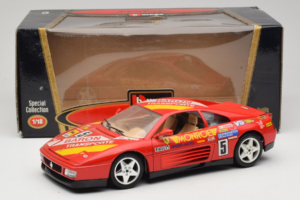 Ferrari 348 TB #5 Monroe Rot 1989 Bburago 1:18 3039-M1 Metall — Bild 8 von 8