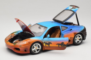 Ferrari 360 Modena Bracio Gotz Running Horses Livery Bburago 1:18 3358-B1 Metall — Bild 2 von 8