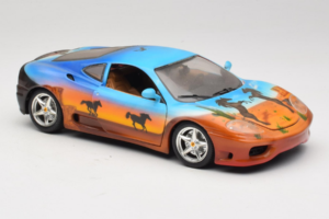 Ferrari 360 Modena Bracio Gotz Running Horses Livery Bburago 1:18 3358-B1 Metall — Bild 6 von 8