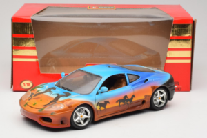 Ferrari 360 Modena Bracio Gotz Running Horses Livery Bburago 1:18 3358-B1 Metall — Bild 8 von 8