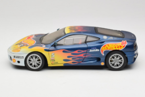 Ferrari 360 Modena Challenge #5 Hot Wheels Purple Fire Livery 1999 Bburago 1:18 29619 Metall — Bild 4 von 8