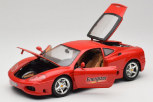 Ferrari 360 Modena Energizer Rot Bburago 1:18 3358-P3 Metall — Bild 2 von 8