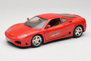 Ferrari 360 Modena Energizer Rot Bburago 1:18 3358-P3 Metall