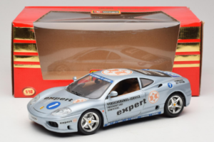 Ferrari 360 Modena Expert #1 Silber Bburago 1:18 3348-S1 Metall — Bild 8 von 8