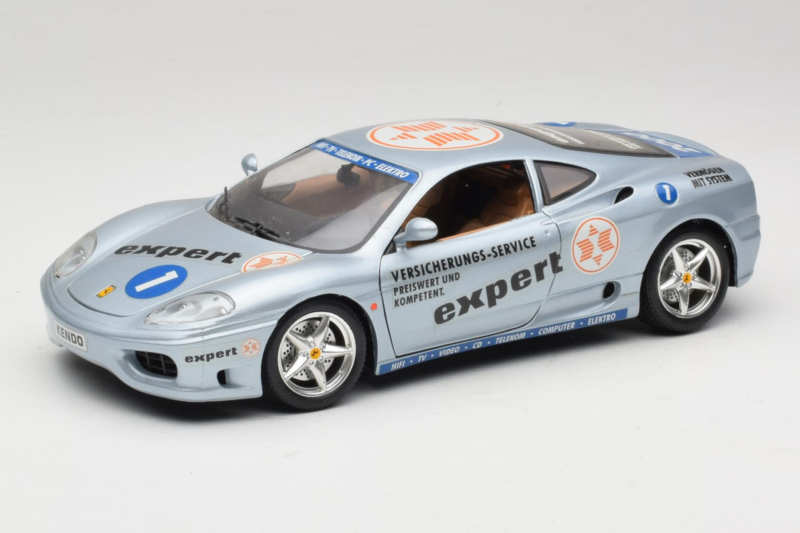 Ferrari 360 Modena Expert #1 Silber Bburago 1:18 3348-S1 Metall