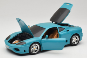 Ferrari 360 Modena Migros Limitierte Auflage 333 Stück Blau Bburago 1:18 3358-G1 Metall — Bild 2 von 8