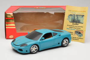 Ferrari 360 Modena Migros Limitierte Auflage 333 Stück Blau Bburago 1:18 3358-G1 Metall — Bild 8 von 8