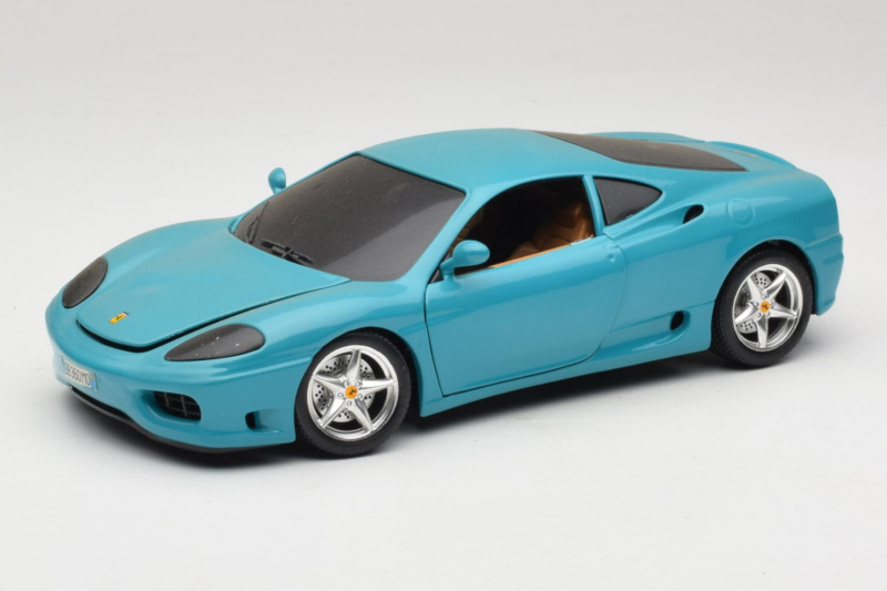 Ferrari 360 Modena Migros Limitierte Auflage 333 Stück Blau Bburago 1:18 3358-G1 Metall