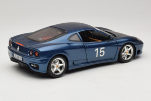 Ferrari 360 Modena #15 Limitierte Auflage Blau Metallic Bburago 1:18 3358-F1 Metall — Bild 3 von 8