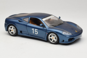 Ferrari 360 Modena #15 Limitierte Auflage Blau Metallic Bburago 1:18 3358-F1 Metall — Bild 6 von 8