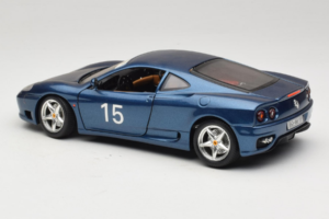 Ferrari 360 Modena #15 Limitierte Auflage Blau Metallic Bburago 1:18 3358-F1 Metall — Bild 7 von 8