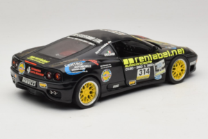 Ferrari 360 Modena Rentabel #314 Gagliardi Schwarz Bburago 1:18 3378-B1 Metall — Bild 3 von 8