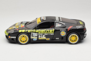 Ferrari 360 Modena Rentabel #314 Gagliardi Schwarz Bburago 1:18 3378-B1 Metall — Bild 4 von 8