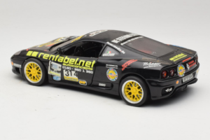 Ferrari 360 Modena Rentabel #314 Gagliardi Schwarz Bburago 1:18 3378-B1 Metall — Bild 7 von 8
