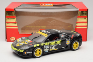 Ferrari 360 Modena Rentabel #314 Gagliardi Schwarz Bburago 1:18 3378-B1 Metall — Bild 8 von 8